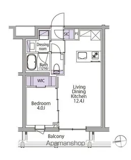 イプセ白金台【4階】の間取り