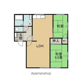 メゾン井手Ⅱ【2階】の間取り