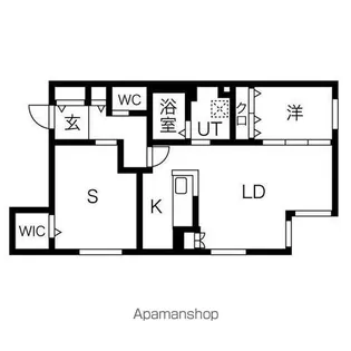 RESIDENCE SHINMEI 北円山【3階】の間取り