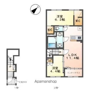 エクステンド・H【2階】の間取り