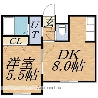ステージノア北円山【4階】の間取り