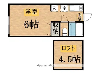 フロムココ【2階】の間取り