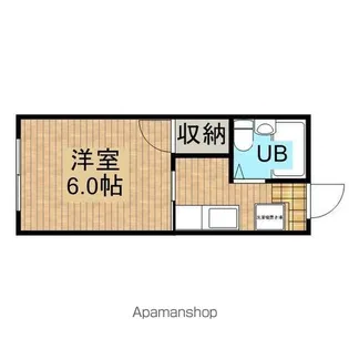 シティハイツ亀の甲【2階】の間取り