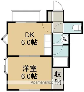 ΑNEXTタカサゴNO.1【103号室】の間取り