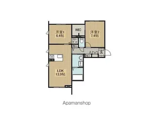 MAST TOWN GRACE【1階】の間取り