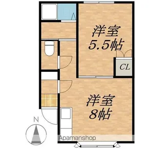 グレイス86(A棟)【2階】の間取り