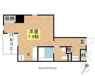 LEXE AZEST 赤羽【602号室】の間取り
