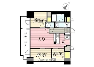 MODERN PALAZZO 天神南Ⅱ【11階】の間取り