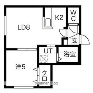 EXCEL琴似【3階】の間取り