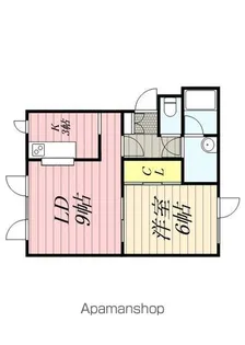 サンシティ20【2階】の間取り
