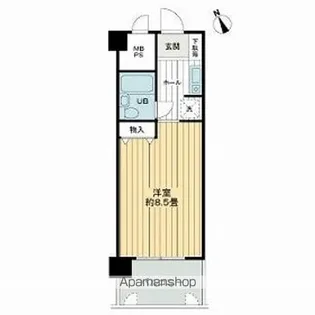 ライオンズマンション今里第2【802号室】の間取り