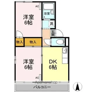 セジュール住吉 A棟【1階】の間取り