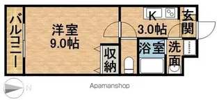 コリンシアン【1階】の間取り