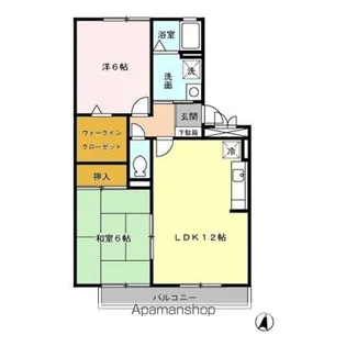ロイヤルステージタウン鳥栖 B棟【2階】の間取り