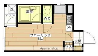 東京都中野区大和町2丁目【マンション】の間取り