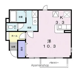 アルカンシェル庄内Ⅰ【1階】の間取り