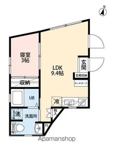 パークフロント小山台【2階】の間取り