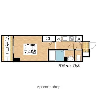 エスリード新栄グランラグジェ【1513号室】の間取り