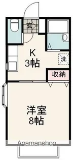 静岡県静岡市葵区瀬名1丁目【アパート】の間取り