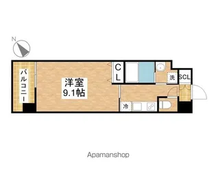 GOKISO TERRACE【9階】の間取り