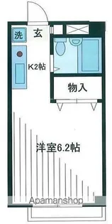 アスティオン駒場【201号室】の間取り