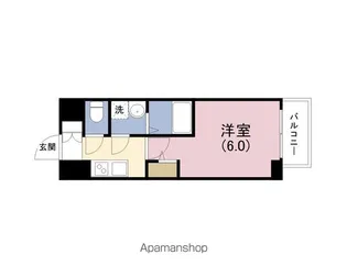 エスリード難波AGREA【2階】の間取り
