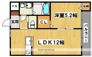 ロイヤルハイツ【205号室】の間取り