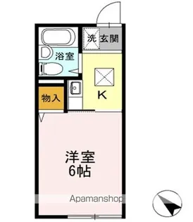 オイカワハイツ【2階】の間取り
