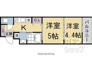 MJC京都梅小路【502号室】の間取り
