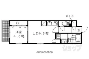 ベラジオ堀川今出川II【306号室】の間取り