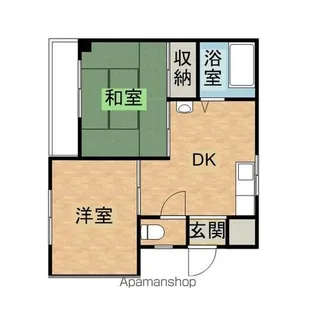 内藤第2ビル【305号室】の間取り