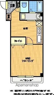 芳武弐番館【101号室】の間取り