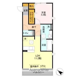 メルベーユおおたかの森 1号棟【1階】の間取り