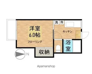 ヴェルゾーネイトー【201号室】の間取り