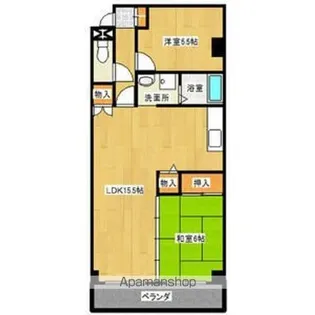 サンハイツ松井【5階】の間取り