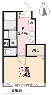 HAIMISHⅢ【103号室】の間取り