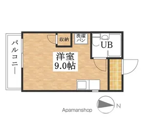 コーポユーアイ【1階】の間取り