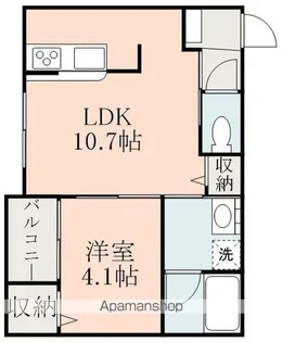 LUZ光の森【2階】の間取り