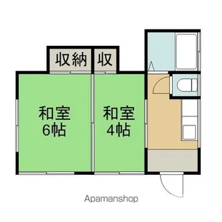 東京都杉並区高円寺南3丁目【アパート】の間取り