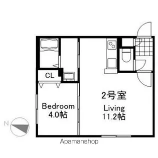 Saliente Yamahana【4階】の間取り