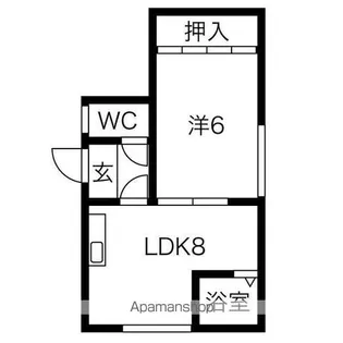 さくらマンション【203号室】の間取り