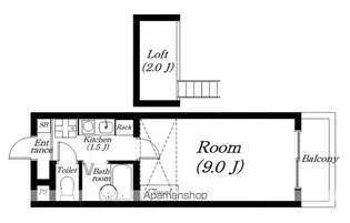センチュリー柴田2【1504号室】の間取り