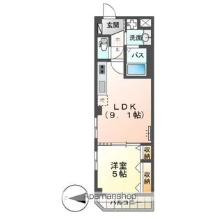 イーストガーデン【2階】の間取り