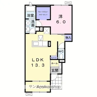 サニーレジデンス・ケイ【1階】の間取り