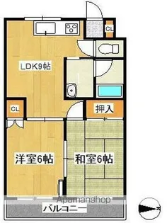 レジデンスナカムラ【101号室】の間取り