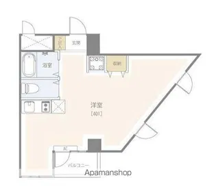 キタノハウス【4階】の間取り
