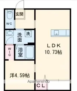 NANA A棟【1階】の間取り