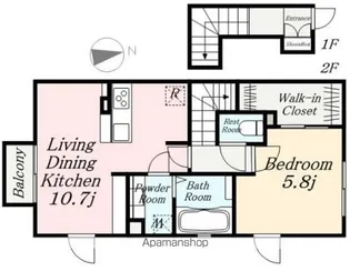 アバンセ柳町【201号室】の間取り