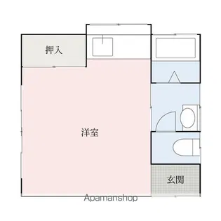 シャレル八斗島K【K23号室】の間取り