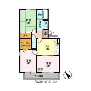 ハイローズ船橋 壱弐番館【3階】の間取り